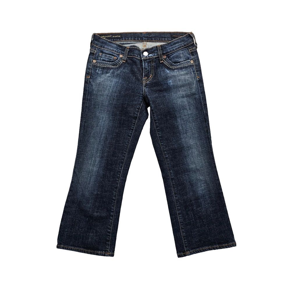 Citizens of Humanity Willow Creek #098 Jean Low Rise Crop Stretch Blue Womens 26